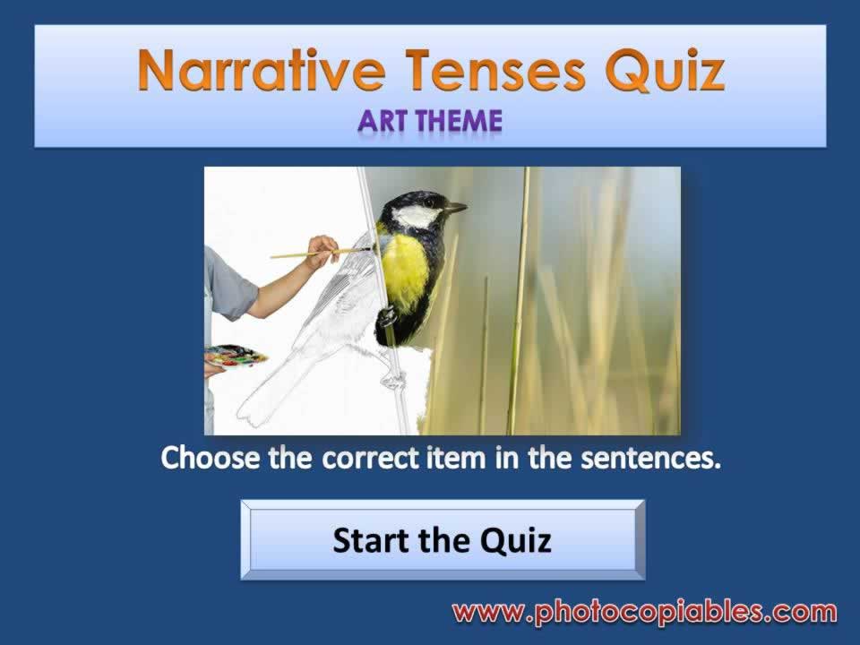 Narrative Tenses Interactive Exercise Narrative Tenses Interactive Exercise