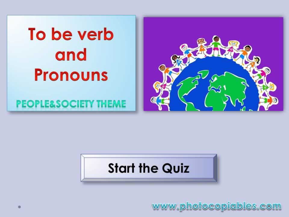 To be and pronouns interactive exercise-cover To be and pronouns interactive exercise-cover