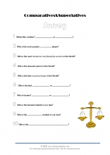 Comparatives and Superlatives Survey
