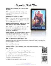 present perfect and past simple tense reading text