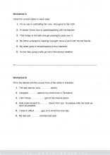 gerunds and infinitives practice