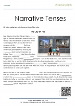 narrative tenses grammar quiz