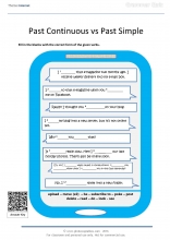 past continuous vs past simple grammar quiz