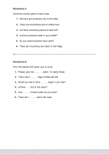 Quantifiers worksheet
