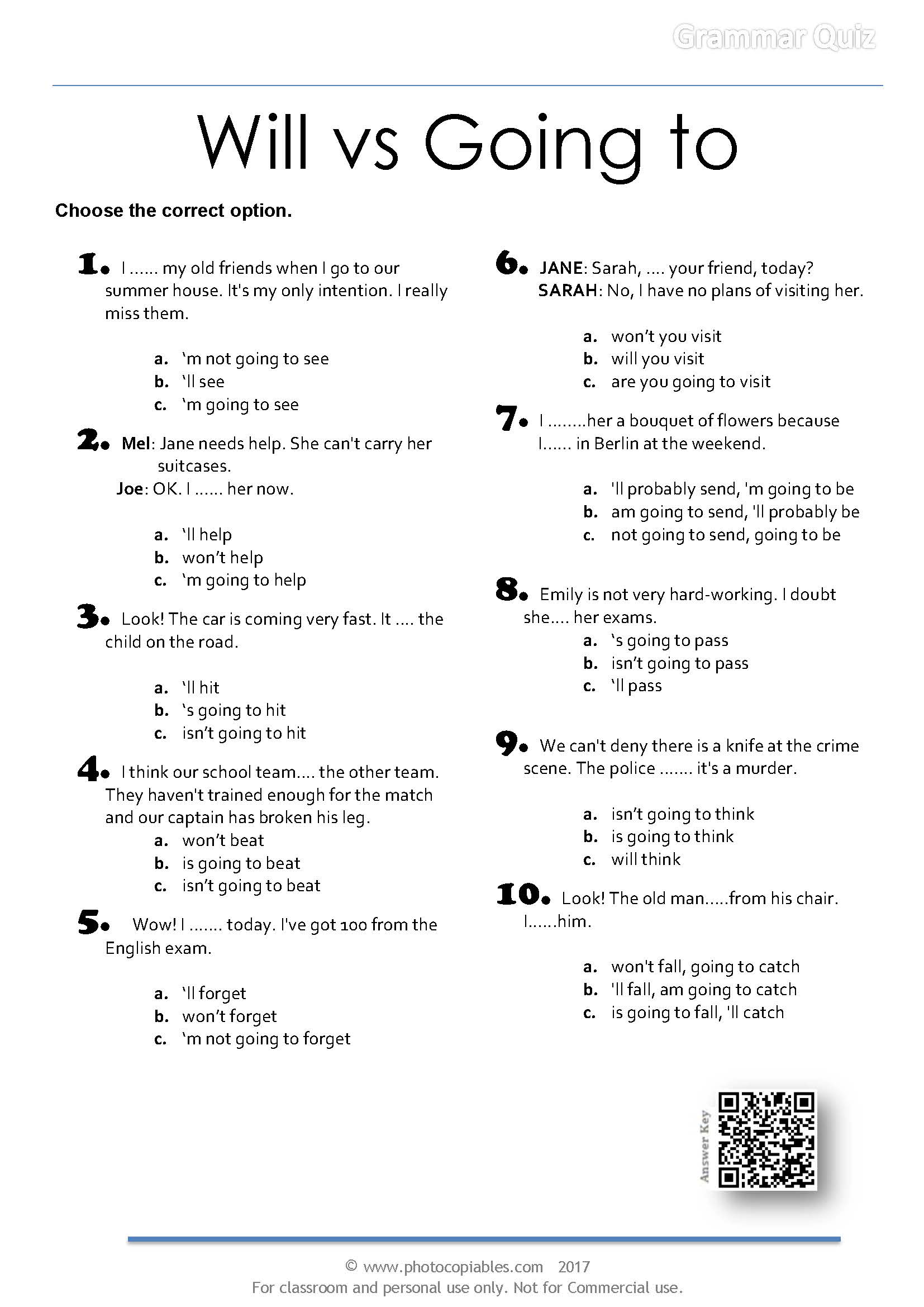 will-going-to_grammar-quiz_with-qr-code-key